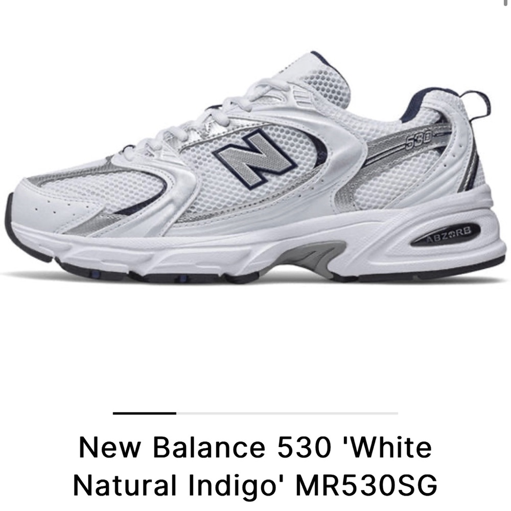 COPY - New balance 530 silver navy